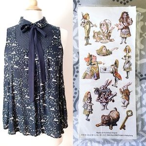 Limited edition Disney Lauren Conrad Alice blouse